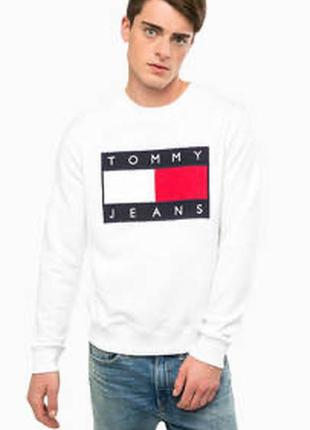 Худи свитшот толстовка белая zara tommy hilfiger6 фото