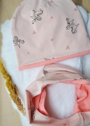 Шапочка и снуд на весну