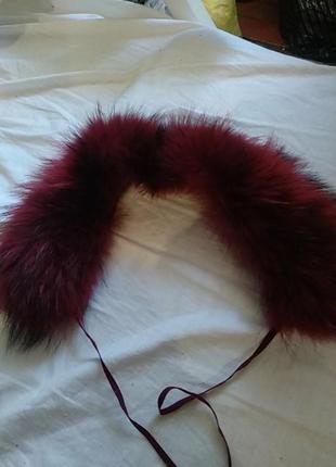 Меховый шарф