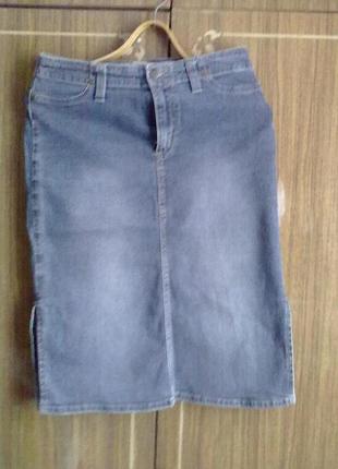 Юбка джинсовая.