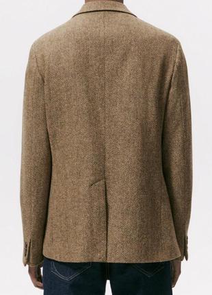 Zara зара стильный новый пиджак жакет унисекс2 фото