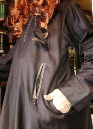 Платье с карманами капюшоном длинное макси оверсайз мужское мусульманское4 фото