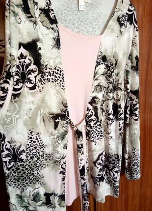 Блуза, натуральна віскоза, розмір xxl-3xxl.