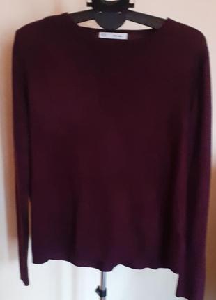 Бордовый джемпер