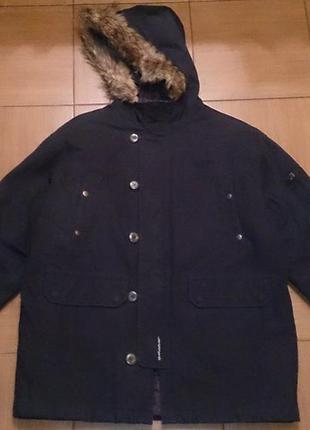 Парка утеплена quiksilver subterenia raven parka