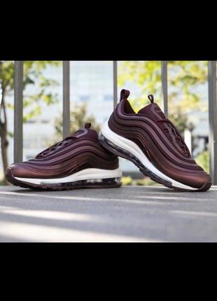 Кроссовки nike air max 97 ultra 17 metallic mahogany2 фото