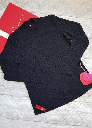 Прозрачность - основной тренд 2022 - фактурная водолазка  hema  размер l