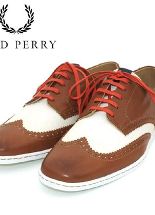 Туфлі-броги fred perry шкіра нові 42 розмір