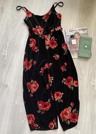 Комбінезон ромпер велюровий primark