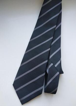 Аутентичный шелковый галстук оригинал emporio armani