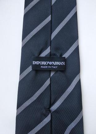 Аутентичный шелковый галстук оригинал emporio armani2 фото