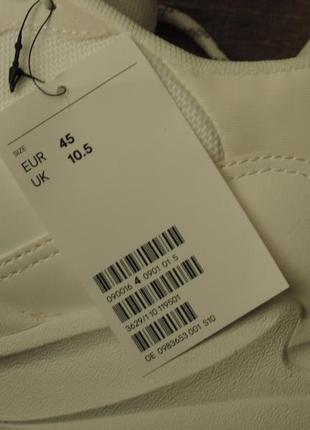 Кросівки білі h&m 45 устілка 295мм5 фото