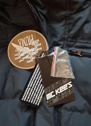 Пуховики італійського бренду mc kees,раз l сині,сірі6 фото