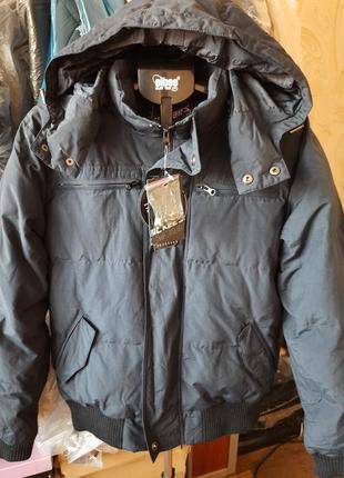 Пуховики італійського бренду mc kees,раз l сині,сірі2 фото