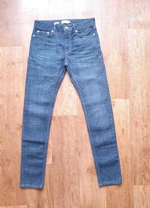 Джинсы topman strech skinny оригинал w32" -w30" синие, хлопок3 фото