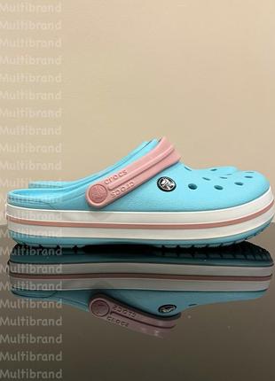 Крокси жіночі блакитні crocband crocs