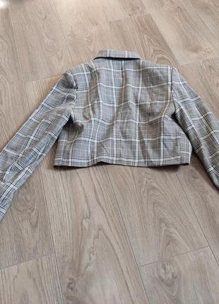 Пиджак жакет короткий длинные рукава2 фото