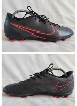 Мужские бутсы nike mercurial vapor размер eur 43 (27 см)7 фото