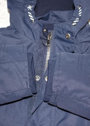 Куртка ветровка на флисе f&f на 2-3 года рост 98 см4 фото