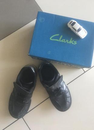 Кожаные туфли кроссовки clarks1 фото