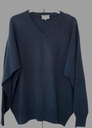 Класный кашемировый свитер тёмно синего цвета daniel’s&korff2 фото