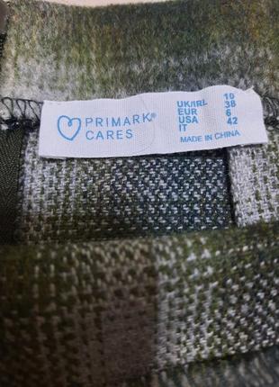 Спідниця у клітинку, юбка в клетку міні спідниця primark6 фото