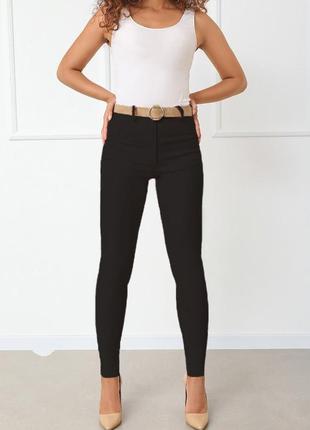 Стильные женские узкие брюки5 фото
