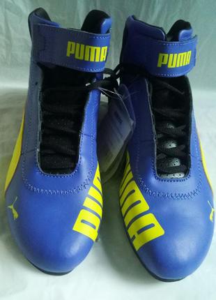 Новые кроссовки хайтопы ботинки puma kart cat mid 32 фото