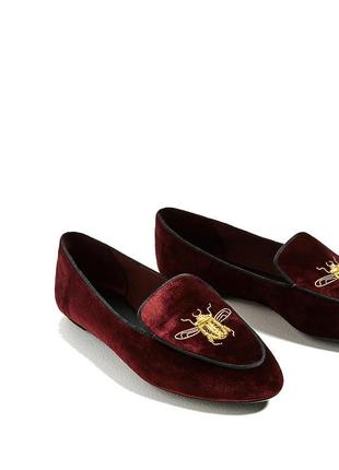 Туфли лофферы zara