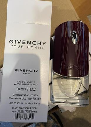 Туалетна вода pour homme чоловіча 100мл (тестер)