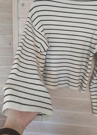 Кофта светр в смужку,светр topshop 6
