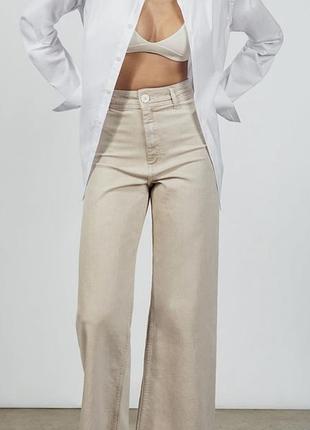 Джинсы, брюки расклешенные, zara