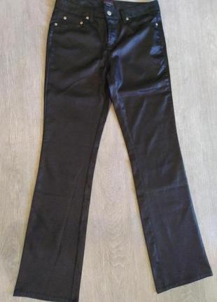 Сексуальные черные с блеском стрейч скинни z. cavaricci. размер  7 /м