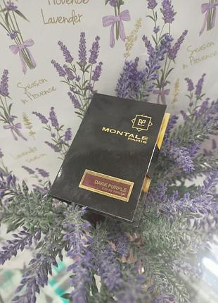 Пробник туалетна вода унісекс montale dark purple 2 мл