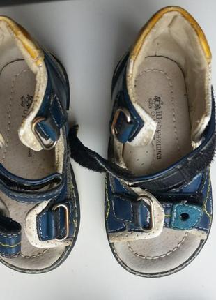 Босоножки сандалики детские ортопедическая подошва 20 размер