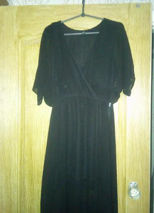 Черное вечернее платье h&m3 фото