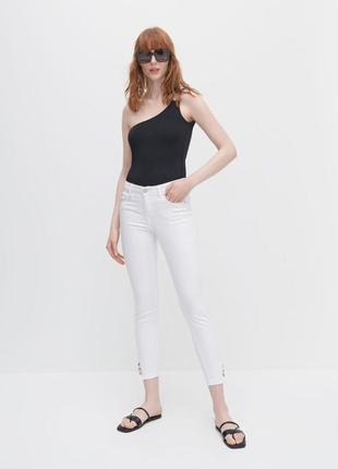 Белые джинсы slim jeans, reserved 38 размер