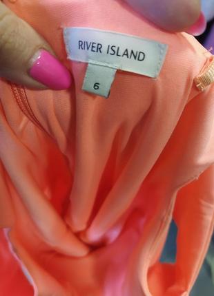 🍹🍹🍹🍹🧡шикарное нарядное платье карандаш теракотового цвета river island3 фото