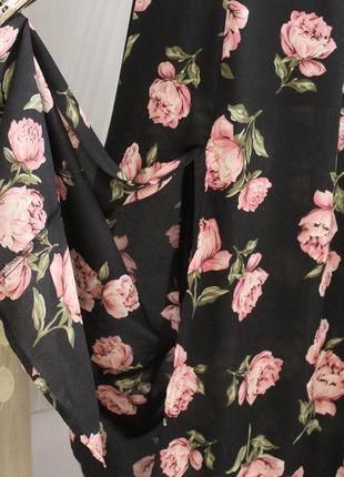 Платье сарафан цветочный принт