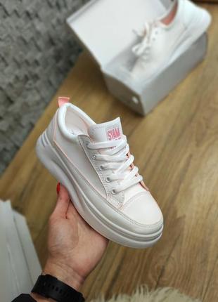 Кеди на високій товстій підошві2 фото