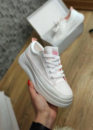 Кеди на високій товстій підошві3 фото