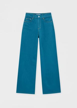 Кольорові широкі джинси pull&bear - 34, 36, 38, 406 фото