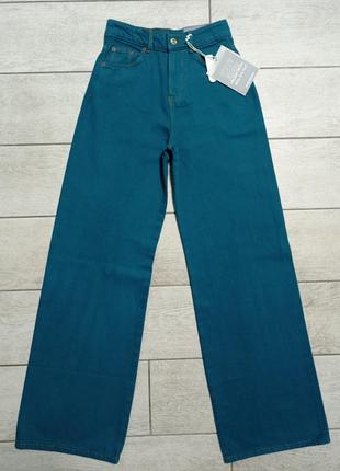 Цветные широкие джинсы pull&bear - 34, 36, 38, 408 фото
