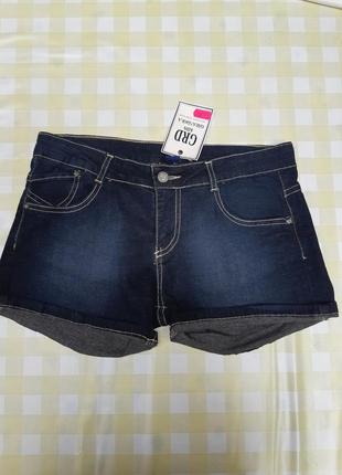 Джинсові шорти стрейч на дівчинку