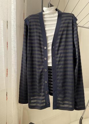 Burberry кардиган у смужку вовна