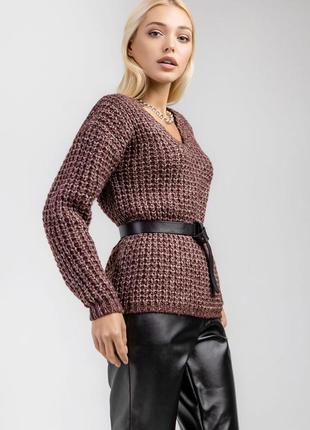Джемпер светр  v подібним вирізом горловини / свитер теплый
