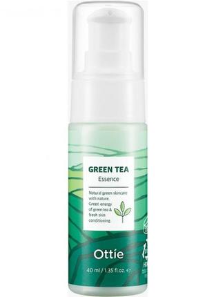 Успокаивающая эссенция для лица с зеленым чаем ottie green tea essence 40 ml