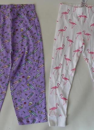 Набор 2 шт. пижама пижамные штаны 2-3 года primark англия5 фото