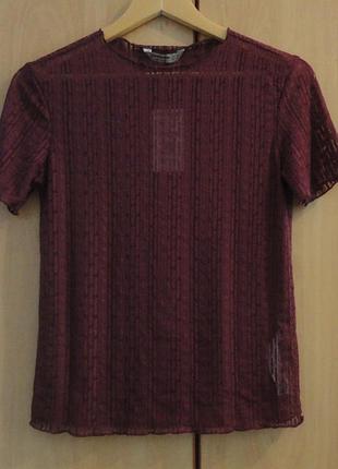 Супер брендовая  блуза блузка гипюр