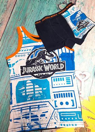 Майка трусики трикотажные комплект на рост 110-116 см